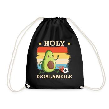 Soccer Player Kids Soccer Fan Funny - Drawstring Bag - black - Front
