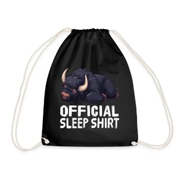 Chemise de nuit officielle Yak - Sac de sport léger - noir - Devant