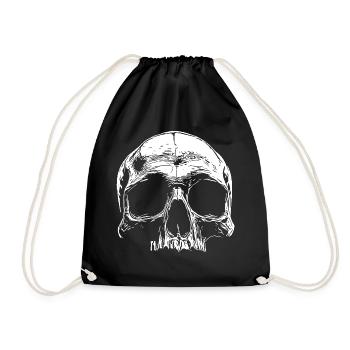 SKULL - Turnbeutel - Schwarz - Vorne
