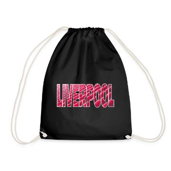 Liverpool - Drawstring Bag - black - Front