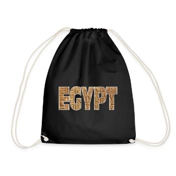 Egypt - Drawstring Bag - black - Front