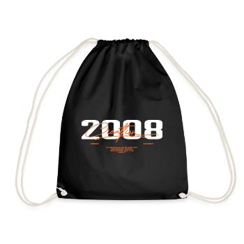2008 Vintage Rétro 2008 Cadeau D'anniversaire 2008 - Sac de sport léger - noir - Devant