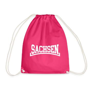 Sachsen - Turnbeutel - Fuchsia - Vorne