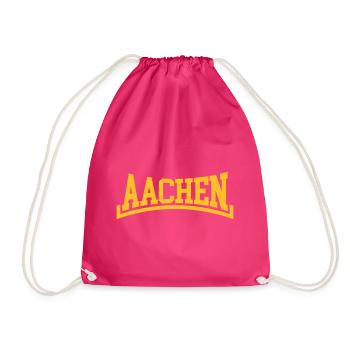 Aachen - Turnbeutel - Fuchsia - Vorne