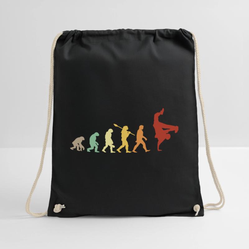 Evolution Hip Hop Breakdance - Hip Hop Geschenkidee Turnbeutel