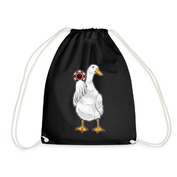 Duck Poker Jetons de poker - Sac de sport léger - noir - Devant