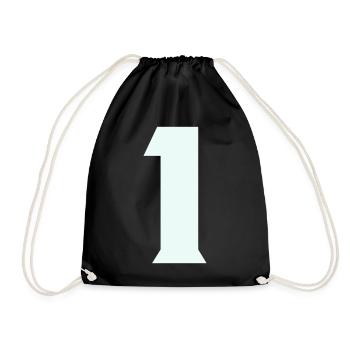 1 - Sac de sport léger - noir - Devant