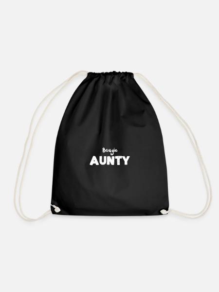Bougie Aunty - Aunt - Turnbeutel - Schwarz