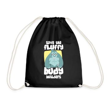 Force Animal Haltérophilie Fitness - Sac de sport léger - noir - Devant