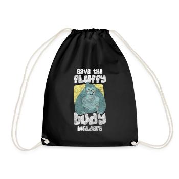 Monkey Power Fitness Chimpanzé - Sac de sport léger - noir - Devant