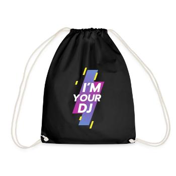 Je suis votre dj - Sac de sport léger - noir - Devant
