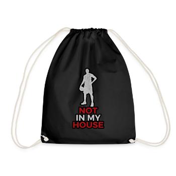 PAS DANS MA MAISON GRUNGE - Sac de sport léger - noir - Devant