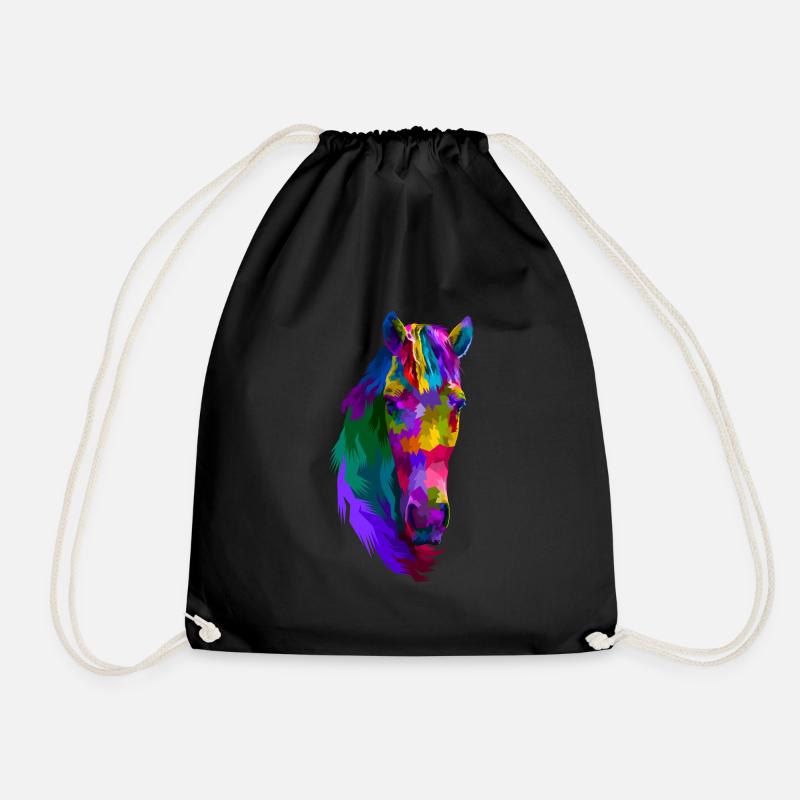 Cheval - Sac de sport léger - noir
