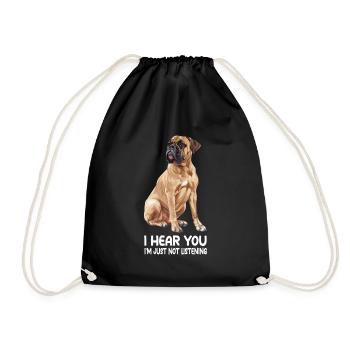 Bullmastif - Sac de sport léger - noir - Devant