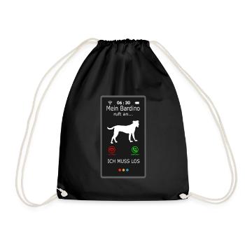 Bardino Majorero Canario appelle drôle en disant - Sac de sport léger - noir - Devant