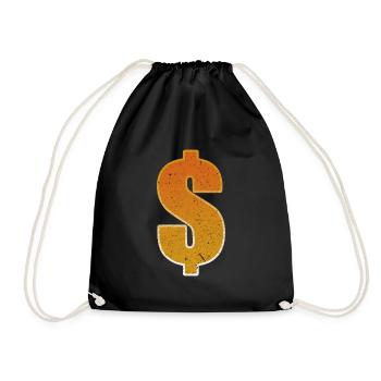 Dollar Money Management Devenez riche Finance - Sac de sport léger - noir - Devant
