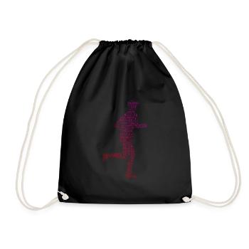 Running Women Running Men's Jogging Jogging - Drawstring Bag - black - Front