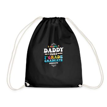 Fier papa d’une classe de 1ère année de 2023 - Sac de sport léger - noir - Devant