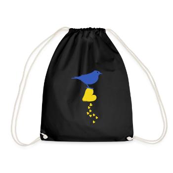 ukraine peace kiev stand with ukraine mariupol - Drawstring Bag - black - Front