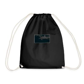 delphine, dolphine - Turnbeutel - Schwarz - Vorne