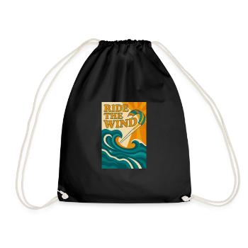 Ride the wind - Sac de sport léger - noir - Devant