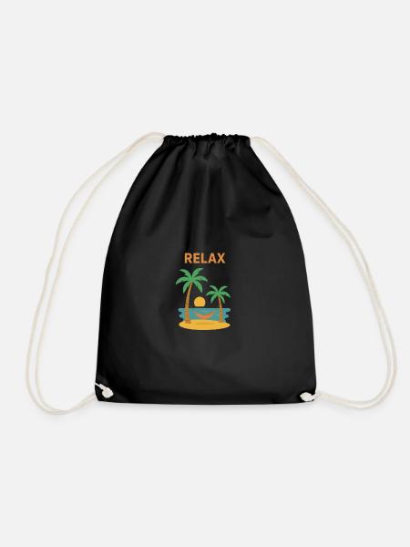 Relax - Turnbeutel - Schwarz