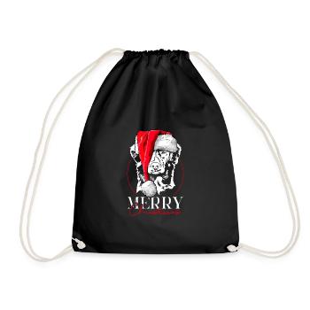 Santa Nouvelle-Écosse Duck Tolling Retriever Noël - Sac de sport léger - noir - Devant