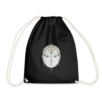 Spiritualité asiatique - Sac de sport léger - noir - Devant
