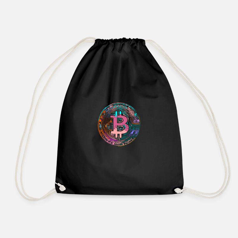 BITCOIN,crypto - Sac de sport léger - noir