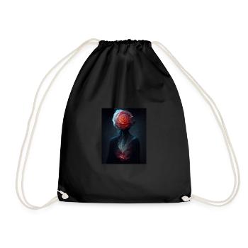 Rose Universe Mysterious - Drawstring Bag - black - Front