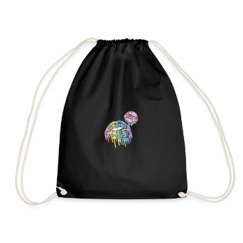 Lollipop Suck it lèvres Design - Sac de sport léger - noir - Devant