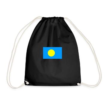 Drapeau des Palaos - Sac de sport léger - noir - Devant