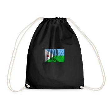 Drapeau de Djibouti - Sac de sport léger - noir - Devant