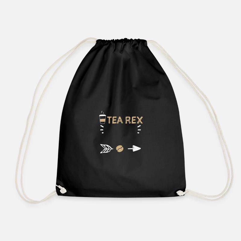 Tea Rex - Coffee - Turnbeutel - Schwarz