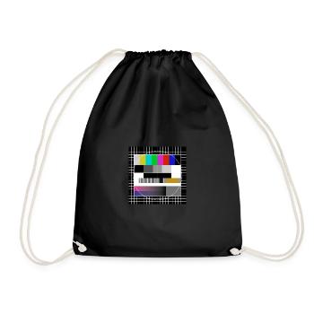 deathly silence - Drawstring Bag - black - Front