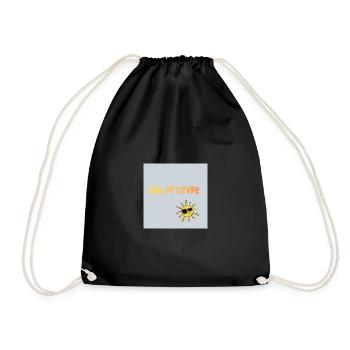 Stay cool - Drawstring Bag - black - Front