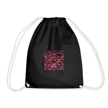 Bonbons abstraits Chocolat Fleurs Lilpop - Sac de sport léger - noir - Devant