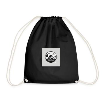 Camping : Expérience de la nature, de la liberté, de l’aventure - Sac de sport léger - noir - Devant