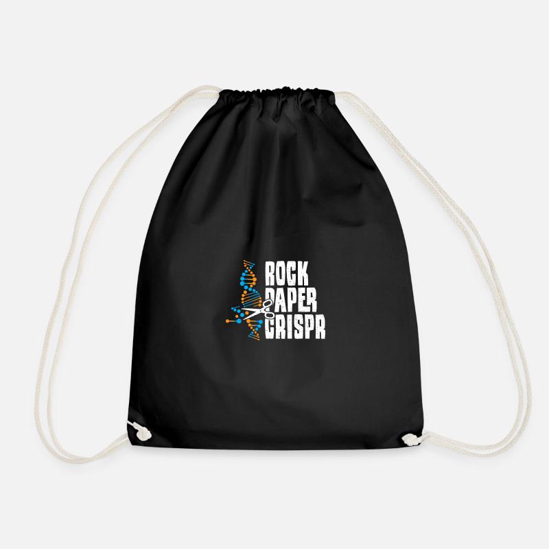 Rock Paper Crispr - Ingenieur - Turnbeutel - Schwarz