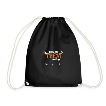 Trig Or Treat - Halloween - Sac de sport léger - noir - Devant