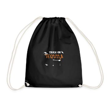 Trick or Tequila - Halloween - Drawstring Bag - black - Front
