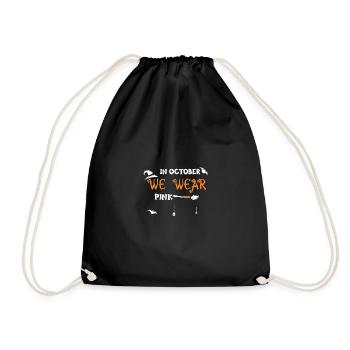 En octobre, nous portons du rose - Sac de sport léger - noir - Devant