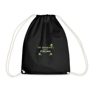 St. Patricks Was Italian - Turnbeutel - Schwarz - Vorne