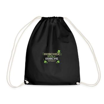 Irischer Stolz, irische Tapferkeit - Turnbeutel - Schwarz - Vorne