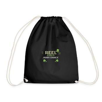 Reel Girls Irish Dance - Turnbeutel - Schwarz - Vorne
