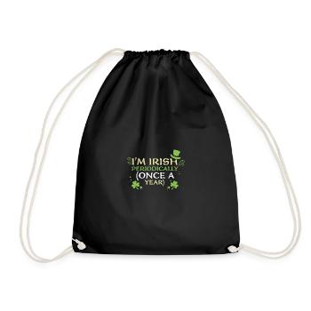 I'm Irish Periodically (once a y... - Turnbeutel - Schwarz - Vorne