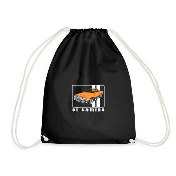 el camino - Drawstring Bag - black - Front