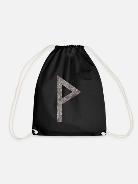 Rune Wunjo W - Drawstring Bag - black