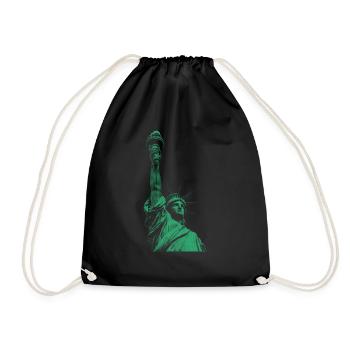 Statue de la Liberté - Sac de sport léger - noir - Devant