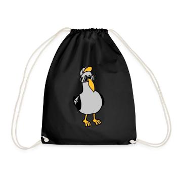 Cool Seagull Lunettes de soleil Bonnet - Sac de sport léger - noir - Devant